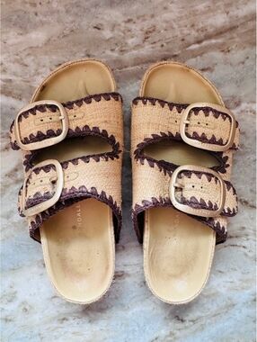 Loeffler Randall Raffia Sandals